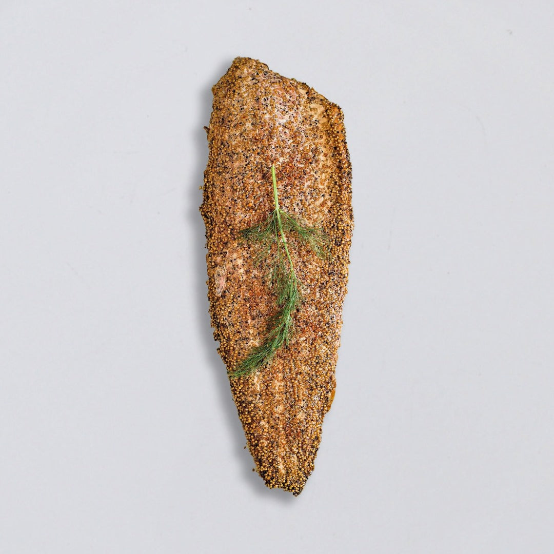 Norwegian Salmon (1kg) – Hot Smoked (Plain Sides or Peppered Fillets)