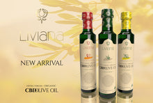 Load image into Gallery viewer, Liviana CBD Infused Extra Virgin Olive Oil - Chilli Pepper Trilogy 240ml
