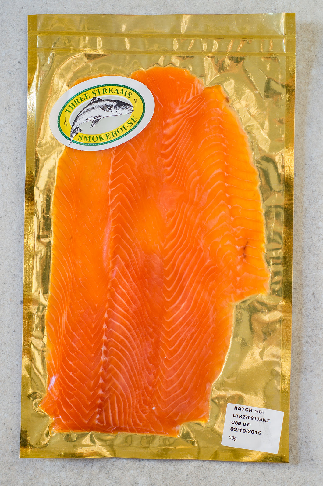 Three Streams Cold Smoked Trout Ribbons Cater Grade 80g (DELIVERY IN CAPE TOWN METROPOLITAN ONLY)