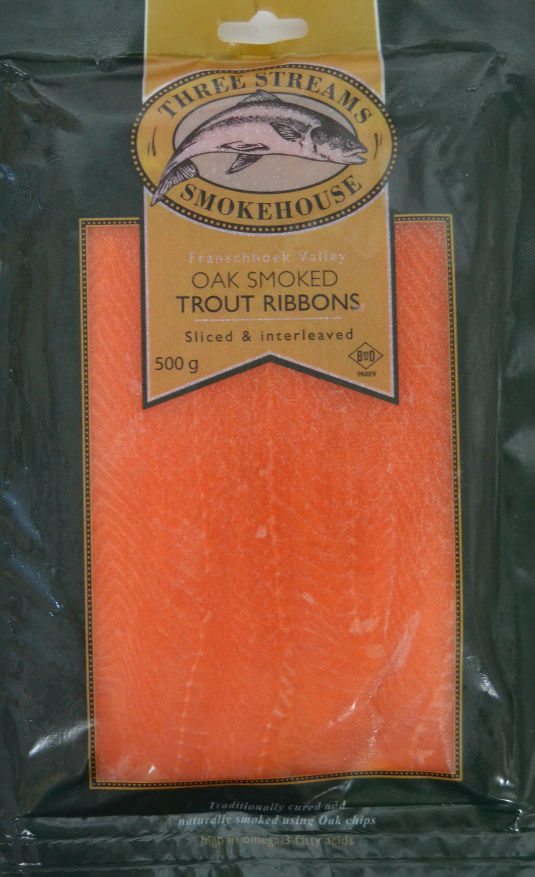Three Streams Cold Smoked Trout Ribbons Premium Grade 500g (DELIVERY IN CAPE TOWN METROPOLITAN ONLY)