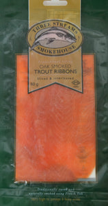 Three Streams Cold Smoked Trout Ribbons Premium Grade 80g (DELIVERY IN CAPE TOWN METROPOLITAN ONLY)